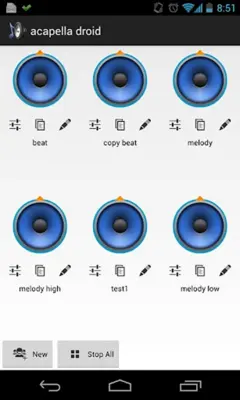 acapella droid free android App screenshot 2